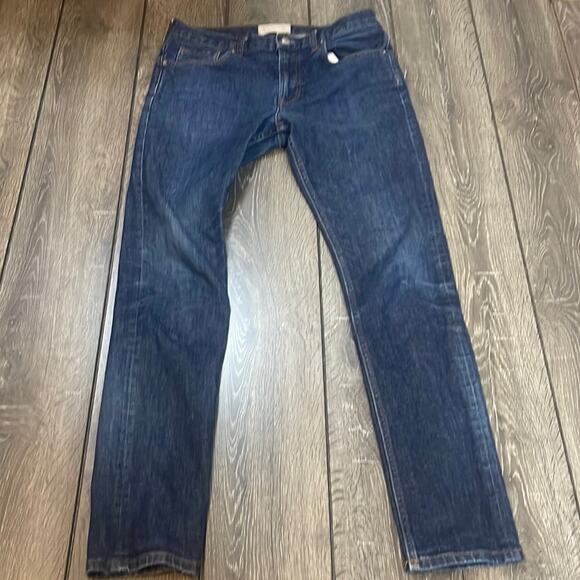 Everlane Skinny Blue Jeans Men's Size 31x32 - Picture 4 of 7